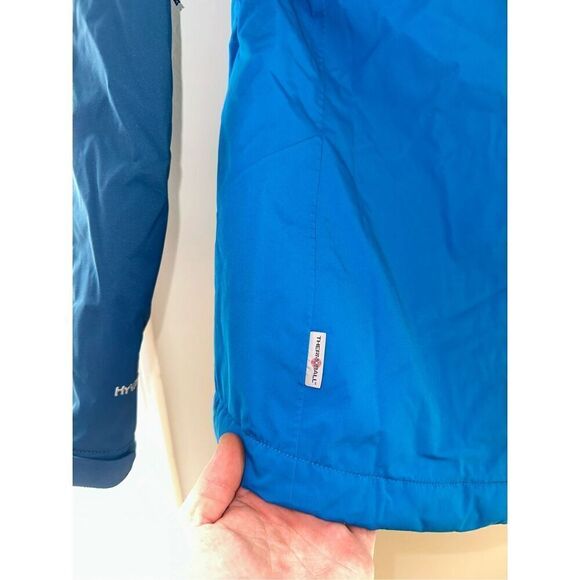 The North Face Thermoball Hyvent Winter Jacket Blue Women's Small - Picture 6 of 7